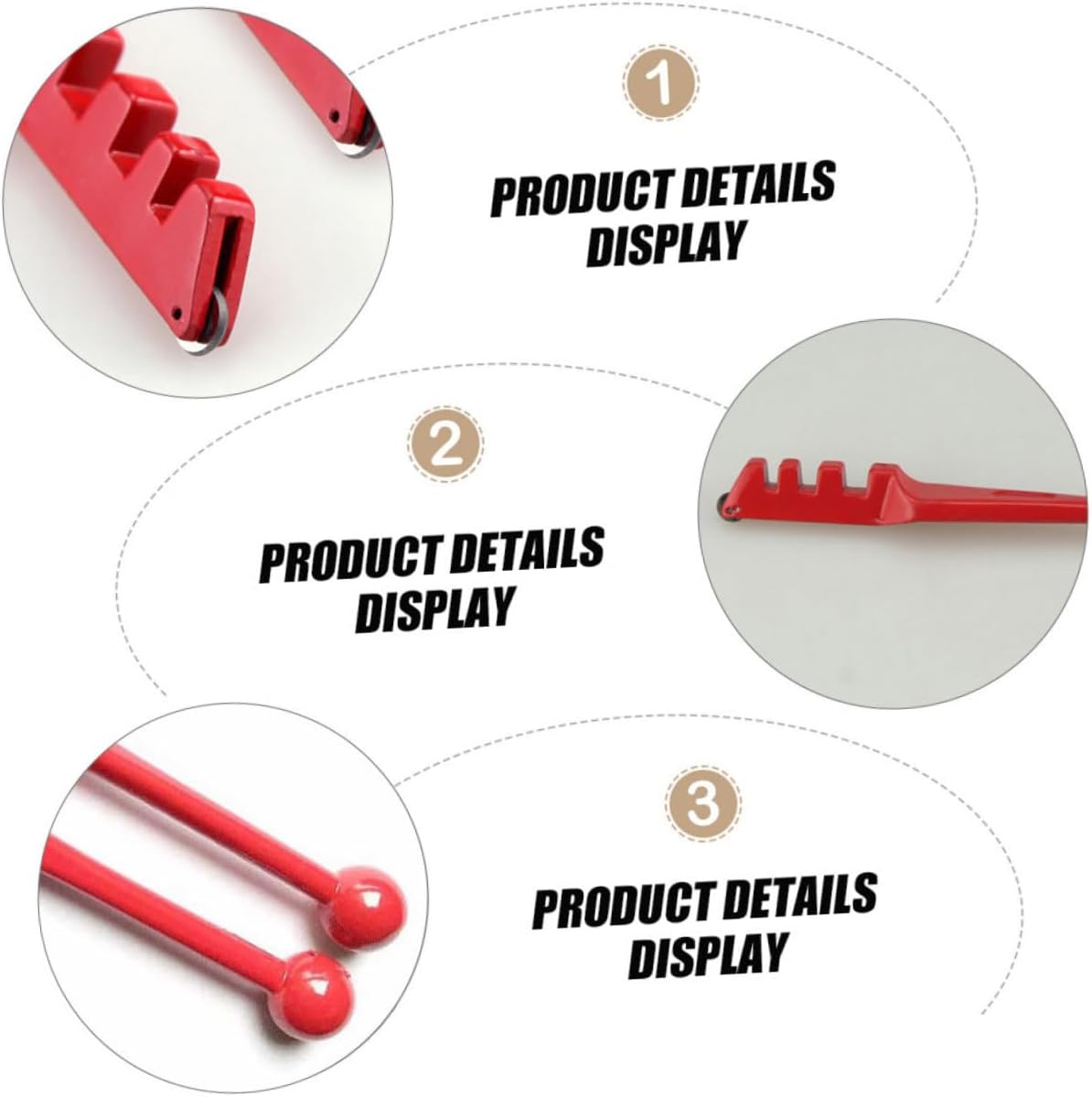 Homoyoyo 2pcs Multifunctional Glass Cutting Tool Includes Cutter Tile Tools for Stained Glass Comfortable to Hold Portable