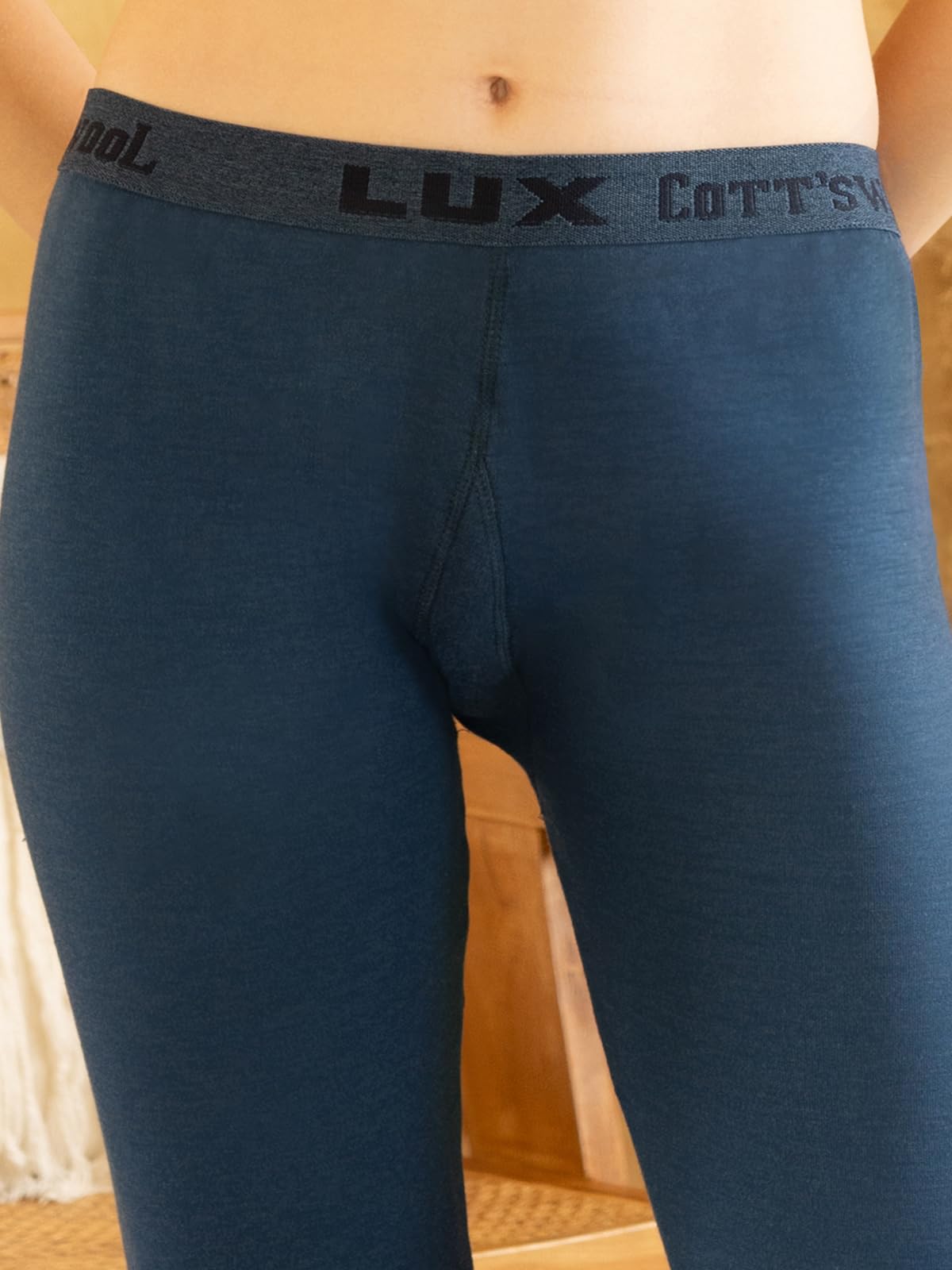Cott's Wool Women's Pack of Thermal Trouser_LAD_BU_TRO_95_1PC Blue - Image 7 thumbnail