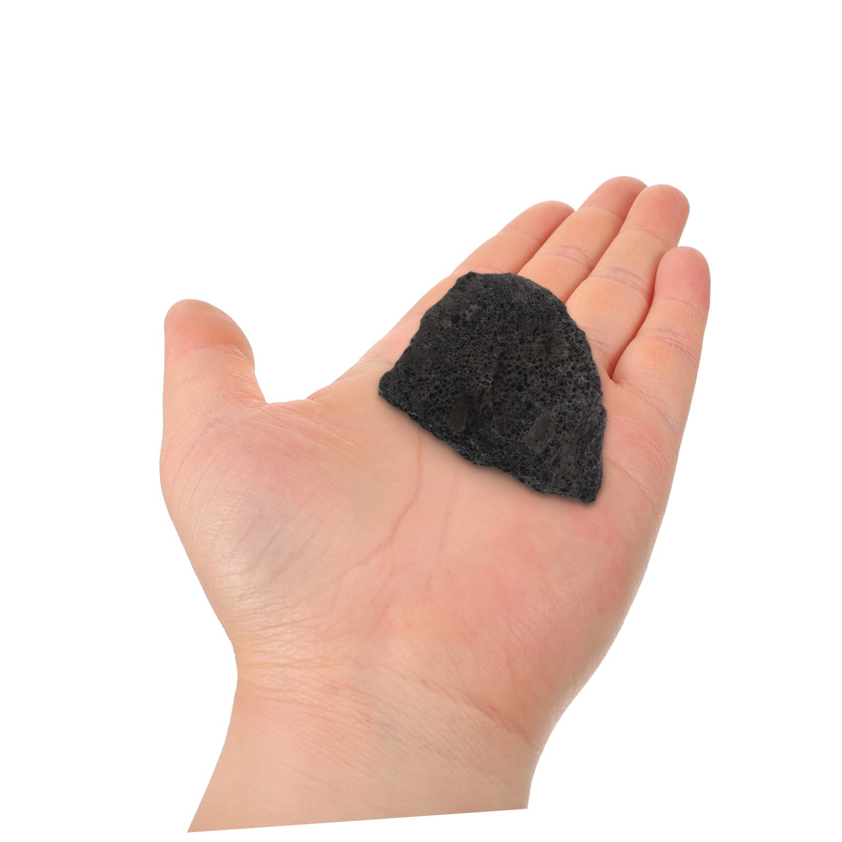 Sosoport Diffusore Pezzi Lavica in Essenziali Pietra Oli di 4 Nera | Dimensione 5-8cm, Forma Naturale, Decorazione Contemporanea, Uso in Camera da Letto e Ambienti Spa
