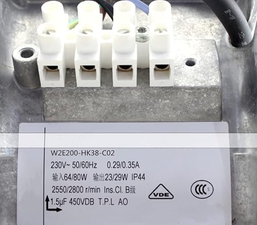 W2E200-HK38-C02 230V 0.35A 80W 22580 Cooling Fan 225X225X80mm