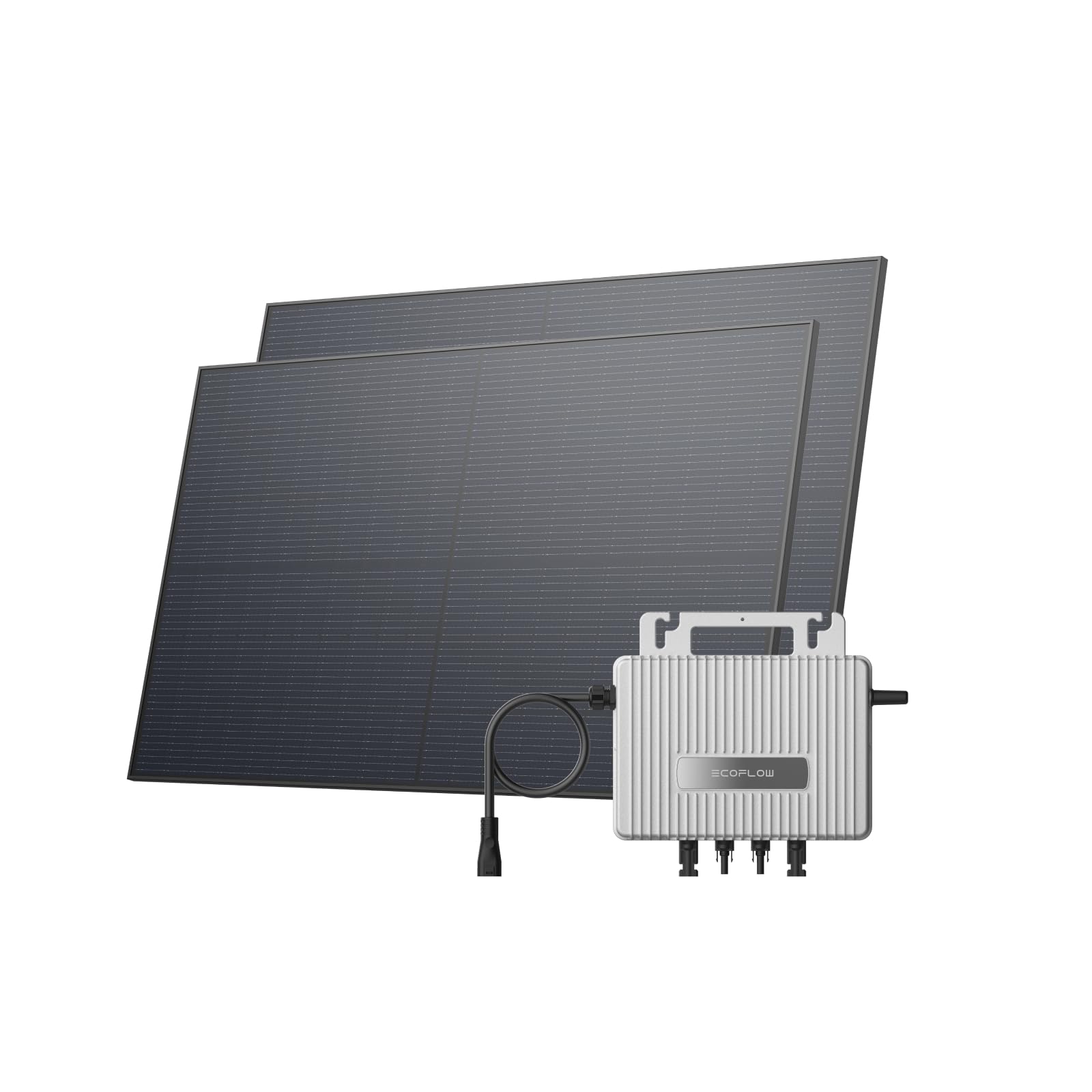 Kit Solaire EcoFlow Stream 800W avec Panneaux solaires 450 W*2 | Pour balcons, Jardins, toits, Seuls Quelques Petits défauts dans l'emballage, Le Produit n'a Pas été utilisé(Reconditionné)