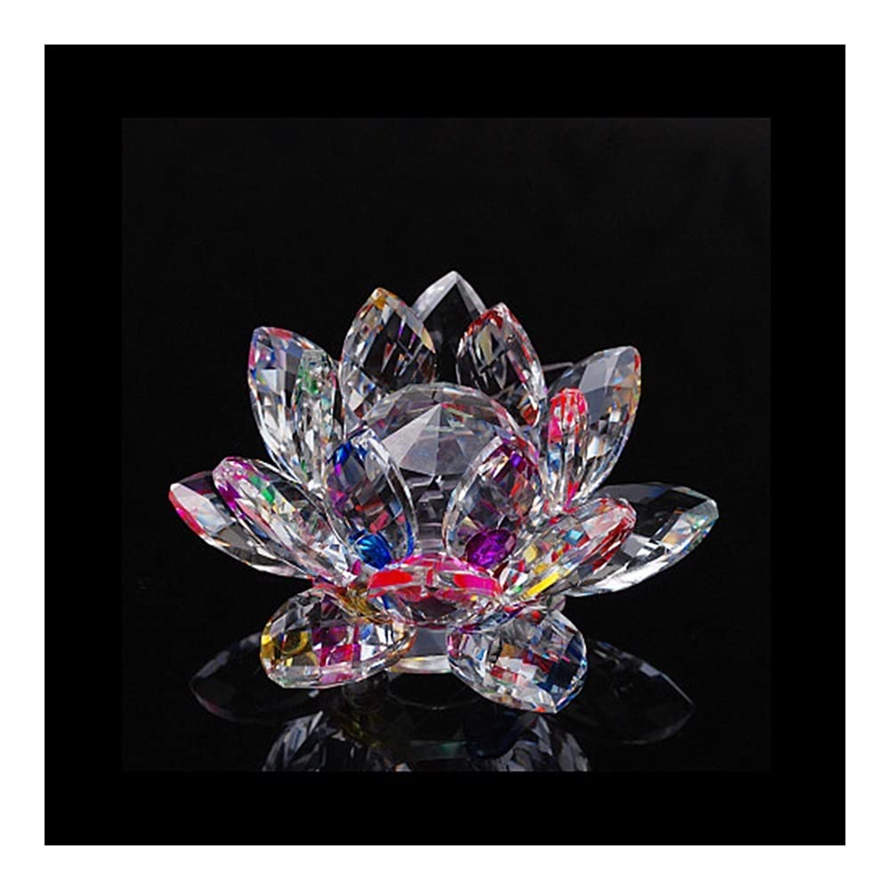 Żyrandol Kryształowy Pryzmaty Ozdoba Kryształowy Łabędź Lotos Szklana Figurka Papier Miejski Ornament Feng Shui Dekoracyjne Kryształy Oświetlenie Lampy Części zamienne (Kolor: Fioletowy-B, Rozmiar: 200 mm)