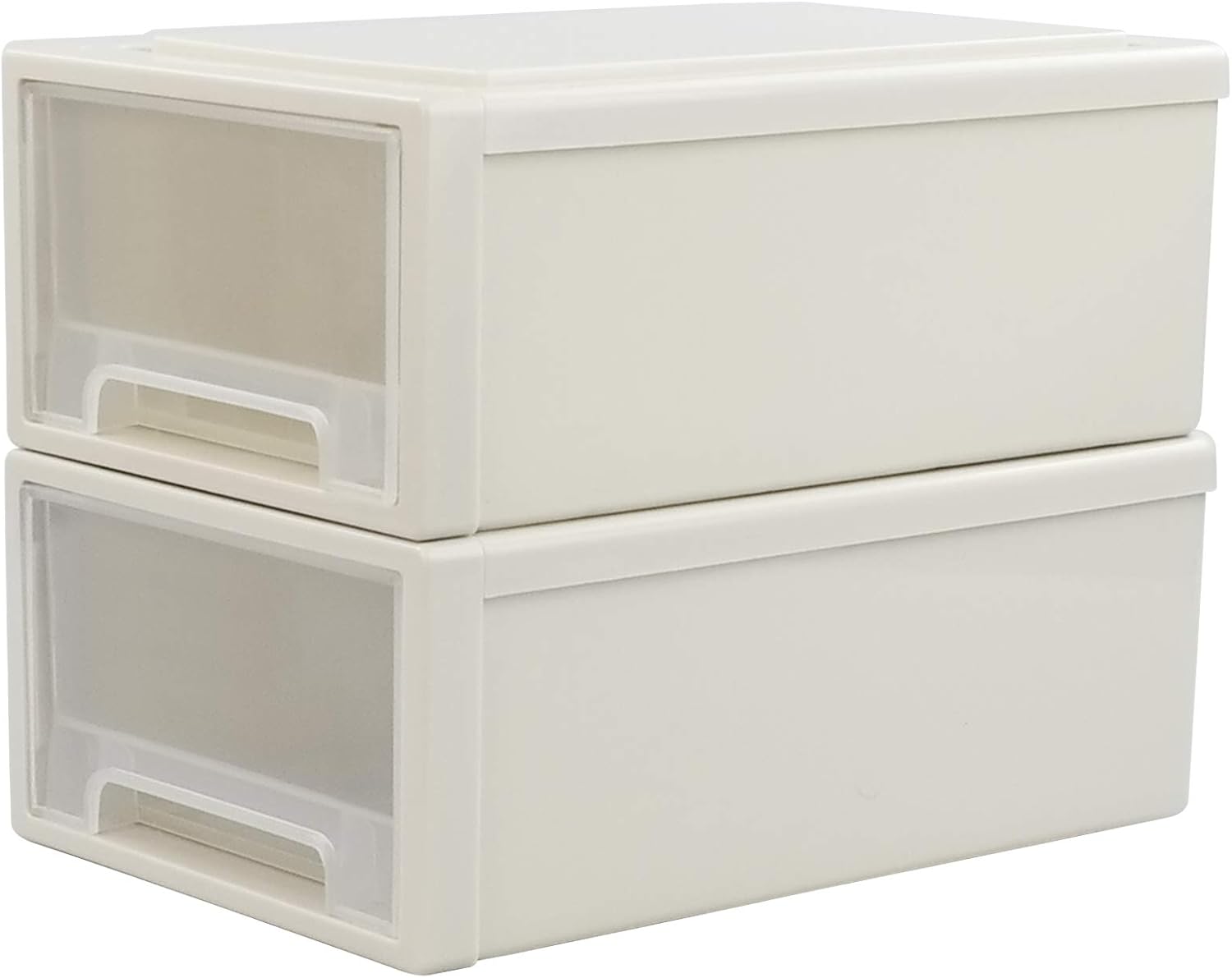 18 Quart Stacking Chest Storage Drawer Box Bin, Desktop Office Organizer, 1 Pack