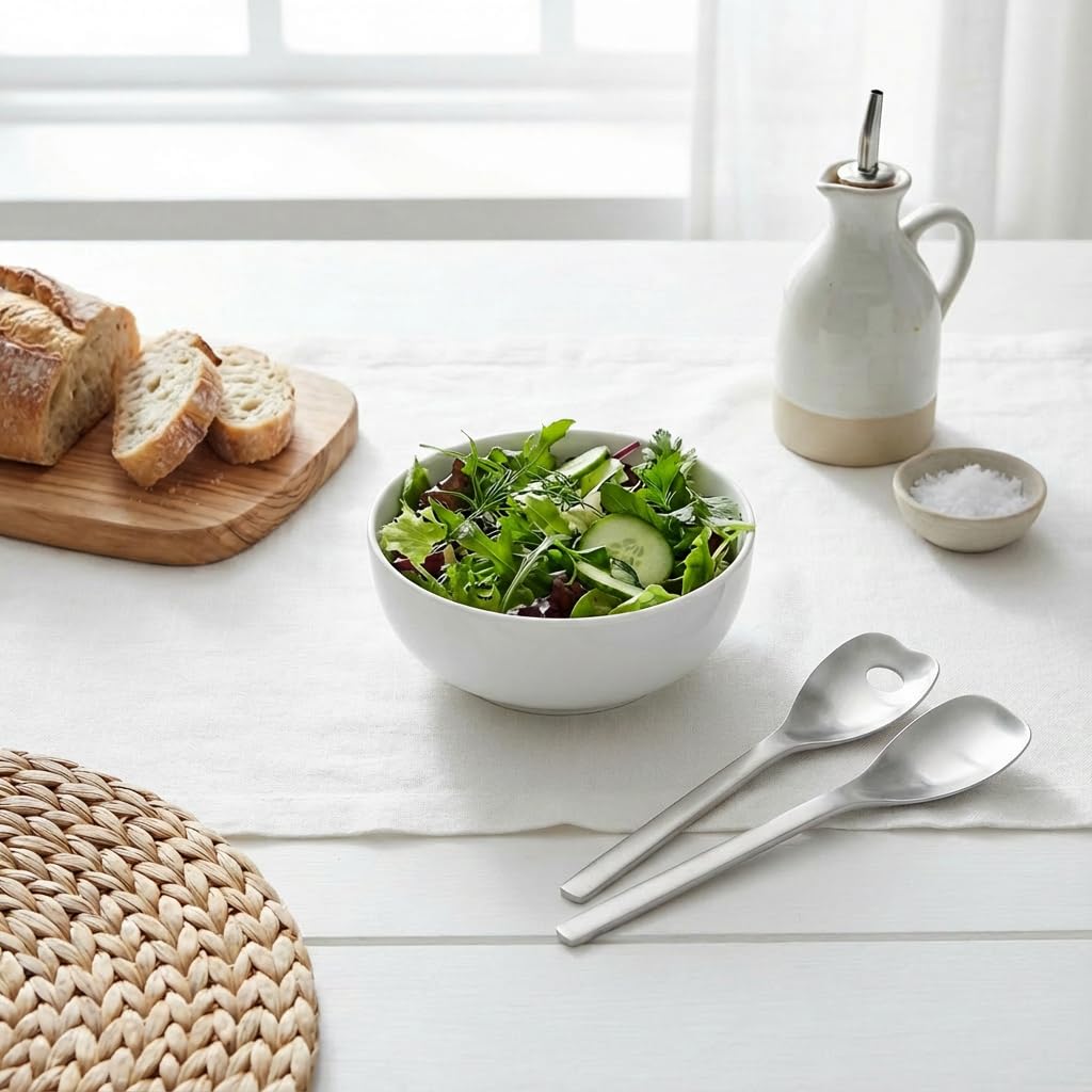 PURESIGNS ONE Extra Salatbesteck 16 cm 2-teilig Edelstahl 18/10 matt – rostfrei & spülmaschinenfest