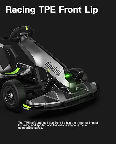 Miniatura 3 de STIO Kit de protección de plástico delantero para GoKart Pro, compatible con Ninebot de Segway GoKart Pro, reemplazos de parachoques delantero