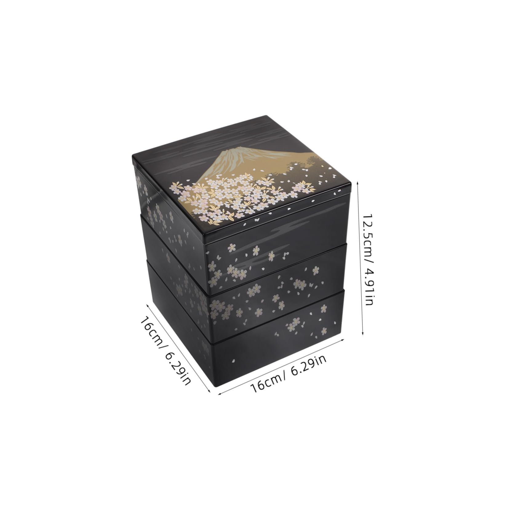 Amosfun 2 Piezas caja de sushi bento japones caja de merienda envases de snack para adultos bandeja de sushi japonés contenedor de almuerzo lindas cajas de sushi el plastico