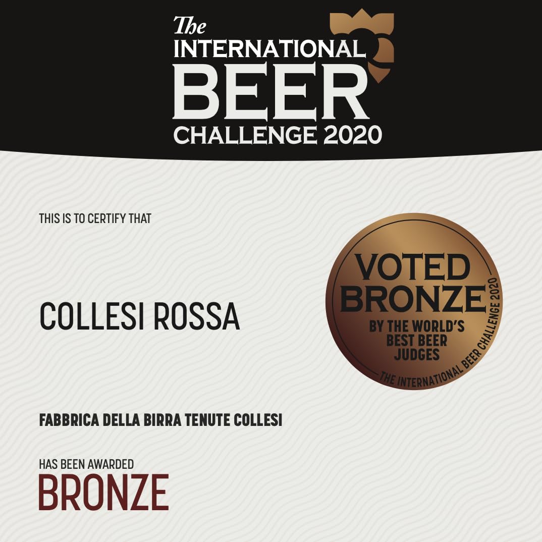 Birra Artigianale Collesi – Confezione Degustazione 4 Birre - IPA, Rossa, Bionda, Blanche – Confezione da 4 Bottiglie - 500 ml