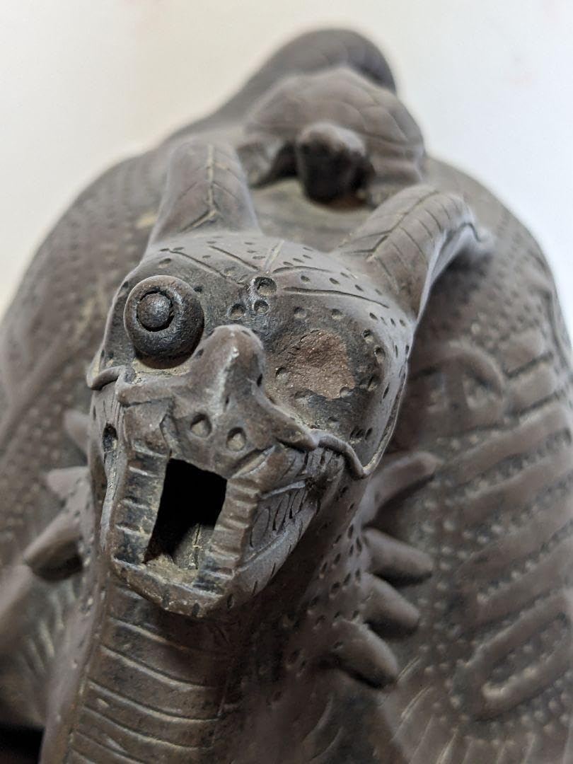 ♢中国 古玩古美術 龍形 茶壺 急須 宜興窯 アンティーク 骨董品