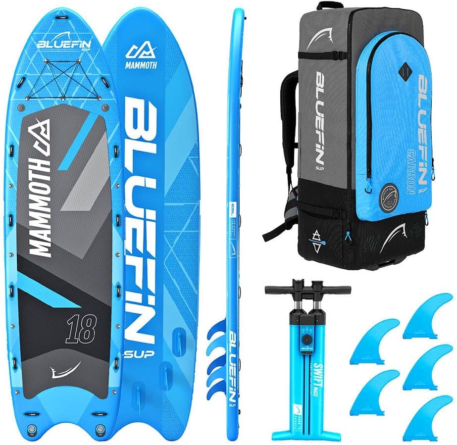Bluefin Stand Up Inflatable Paddle Board Mammoth 18' Model Family