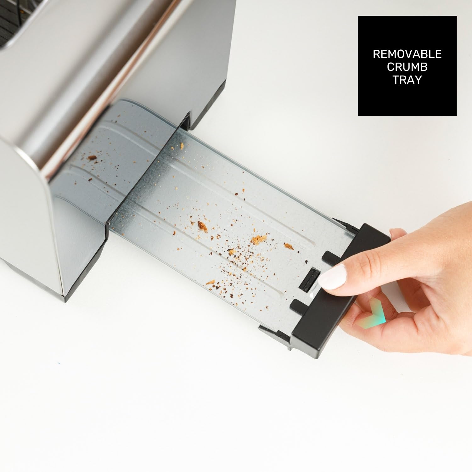 Taurus Mytoast Duplo Legend - Grille-pain 1400W, 2 fentes Extra larges, 3 fonctions, Température ajustable, Ramasse-miettes, Éclairage LED, Inox
