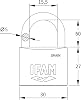 Ifam 013020 – Padlock k30ael