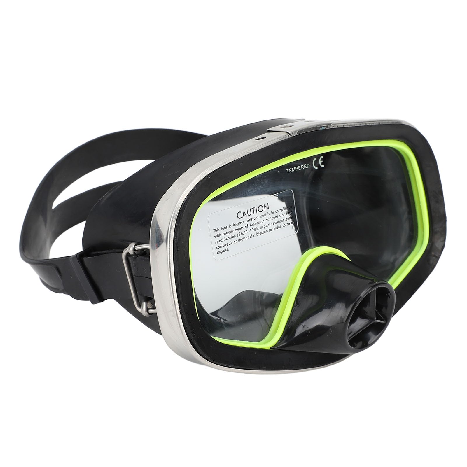 Taucherbrille, wasserdichte Silikon-Unterwasserbrille mit Gehärteter Glaslinse und Klarer Sicht, Kratzfeste, Bequeme Schutzbrille Zum Schnorcheln, Schwimmen, Tauchen