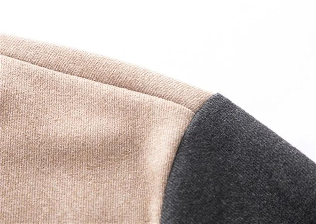 Sudaderas tipo polo holgadas de manga larga para hombre