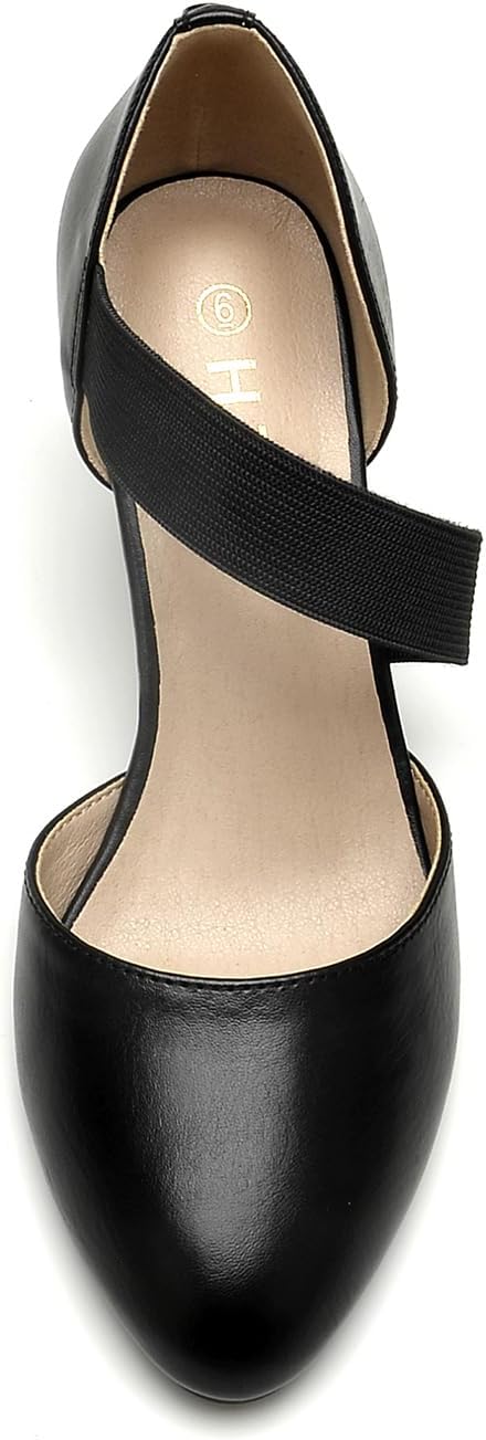 HTL Women's Wedge Heel Pumps - Image 7
