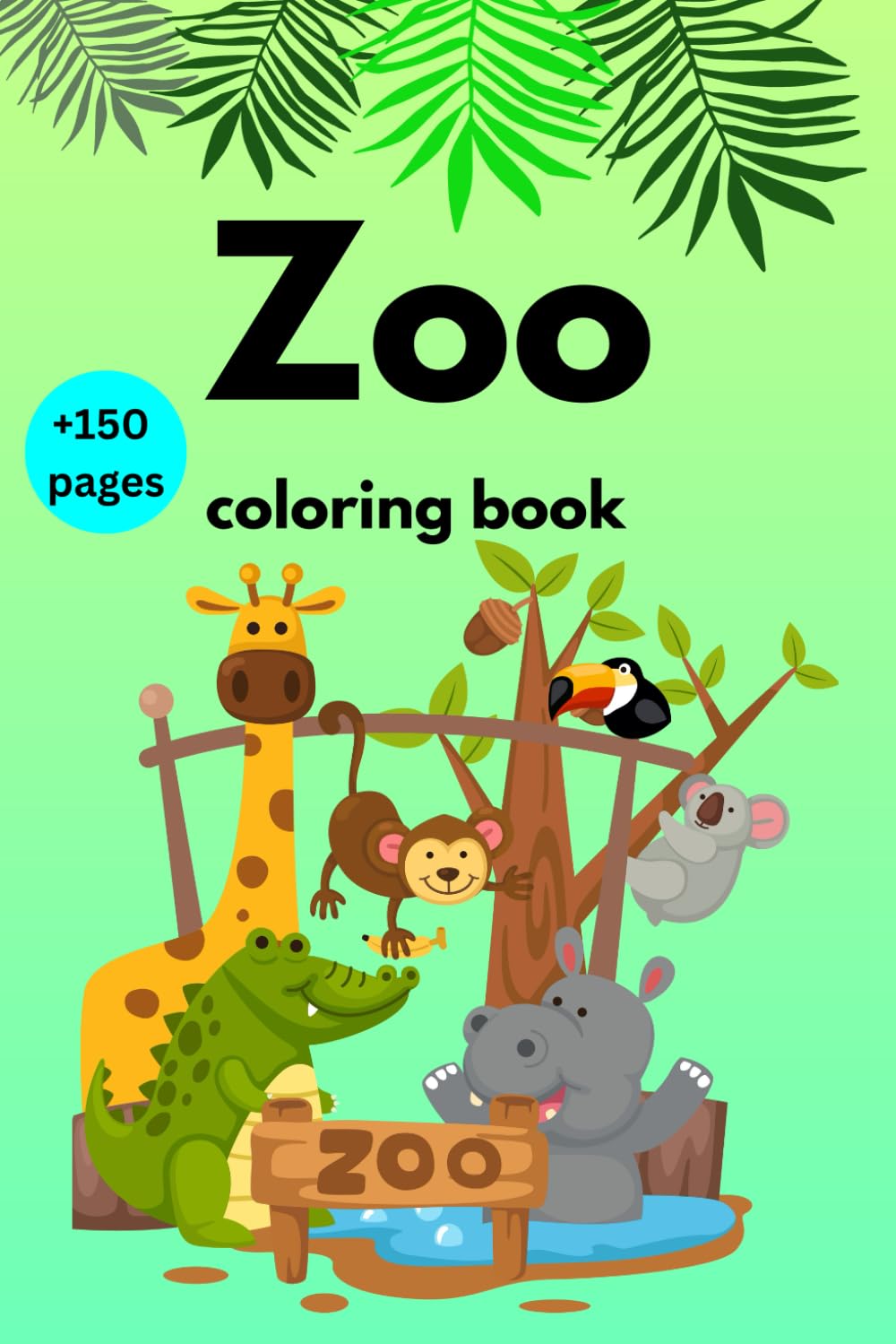 Zoo Coloring Book: A coloring adventure