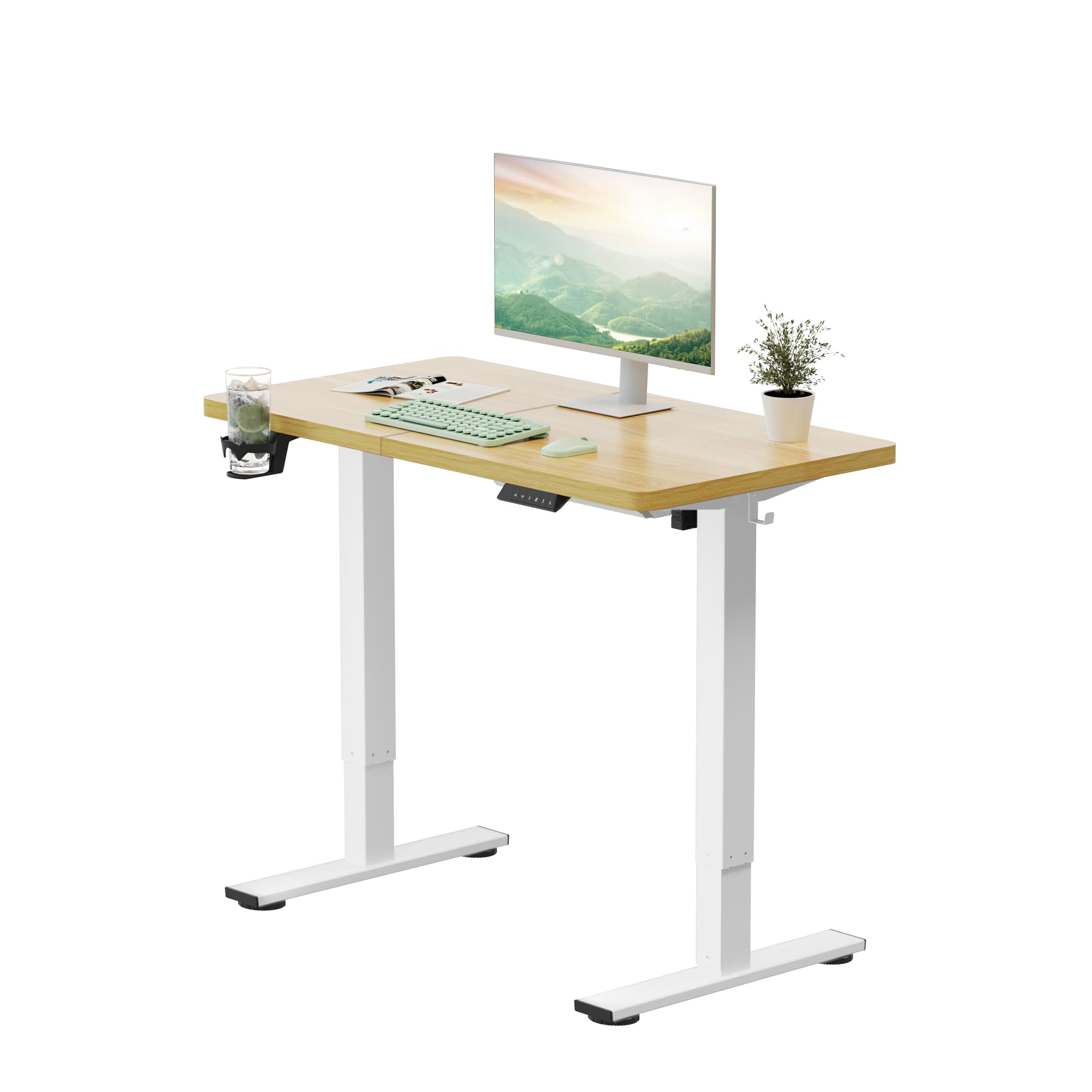 Amazon | SANODESK 電動昇降式デスク E150 高さ調節デスク パソコン 