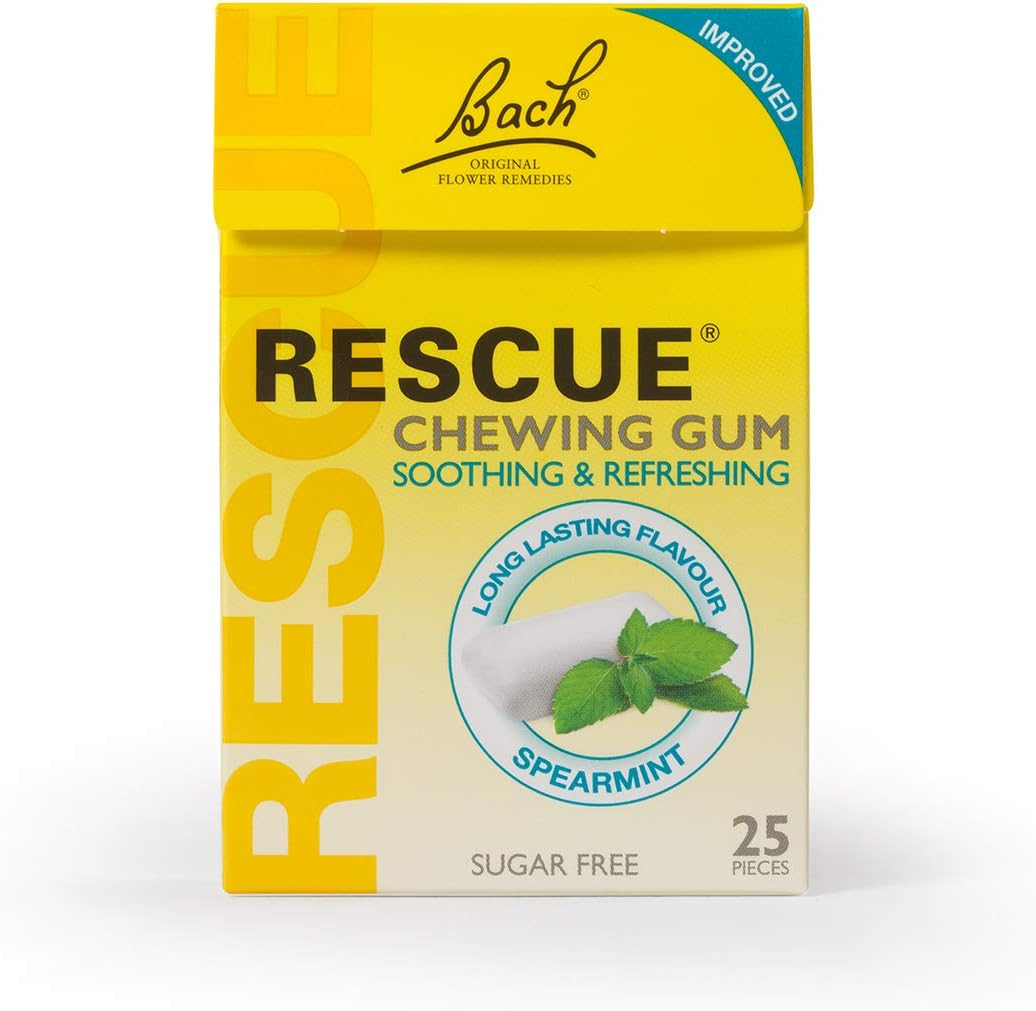 RESCUE Chewing Gum Spearmint 25 Pieces
