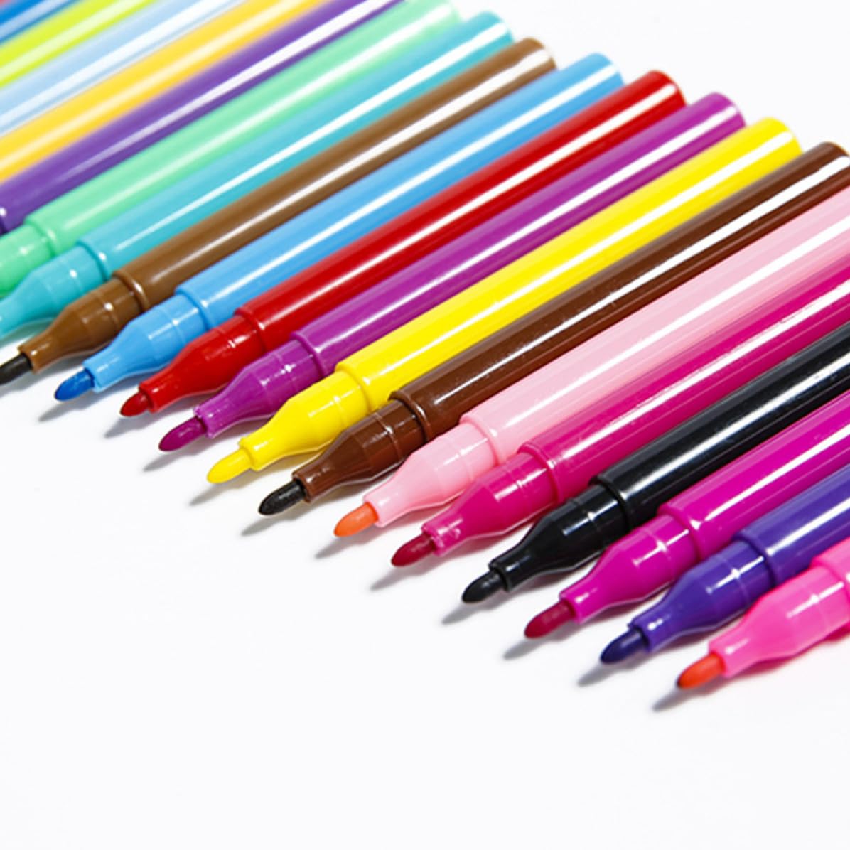 Mipcase 208 Pezzi Set di Penne Gel Colorate per Disegno, Punta Fine | Plastico, Inchiostro Premium, Scrittura Fluida, per Card Artigianali e Journal, per Adulti