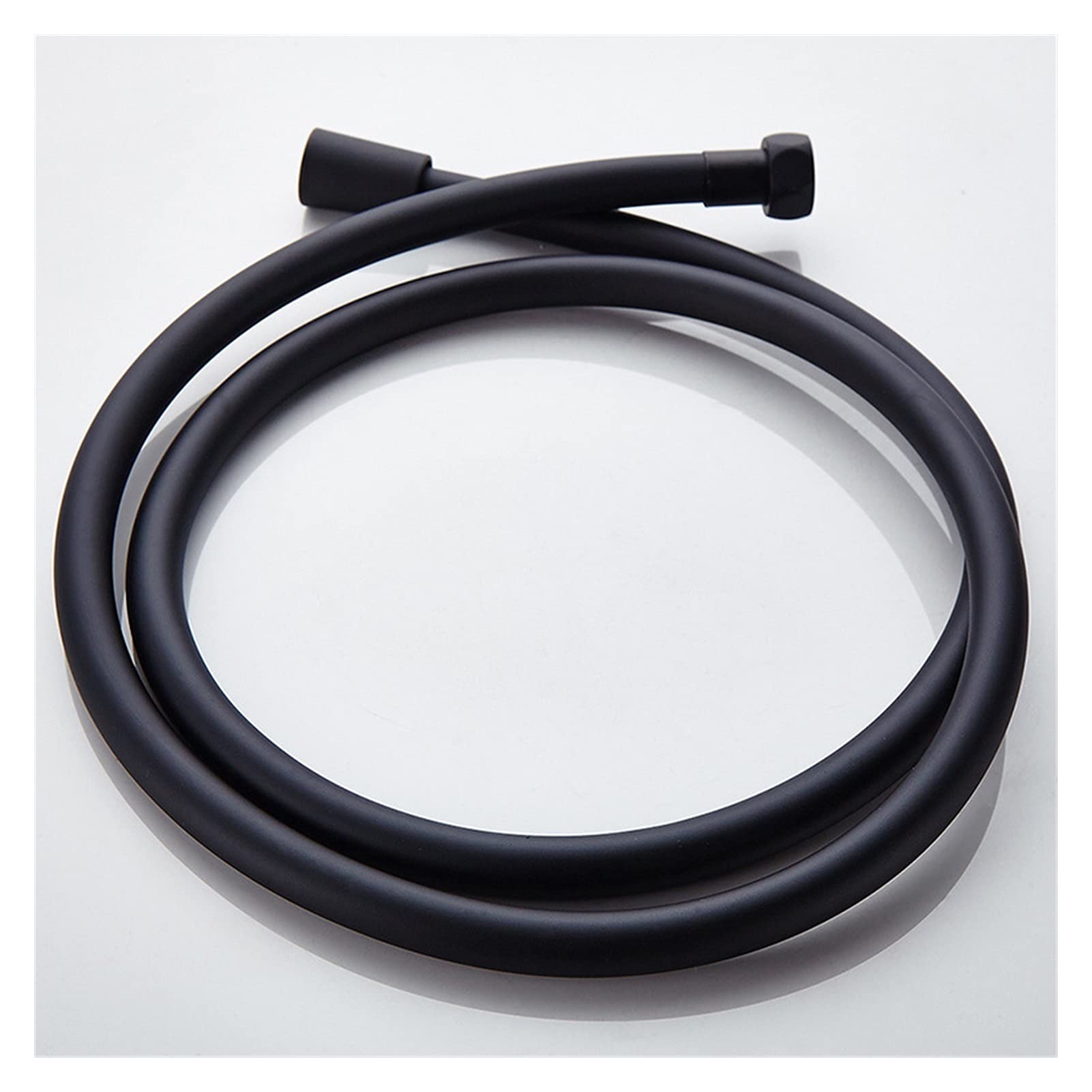 Tubo de ducha universal, Manguera De Ducha PVC Negro 1,2 M Manguera De Boquilla De Ducha Rotación De 360 ​​​​Grados Baño Tapa De Cobre De Alta Presión Fría Y Caliente Tubería De Agua A Prueba De Explo