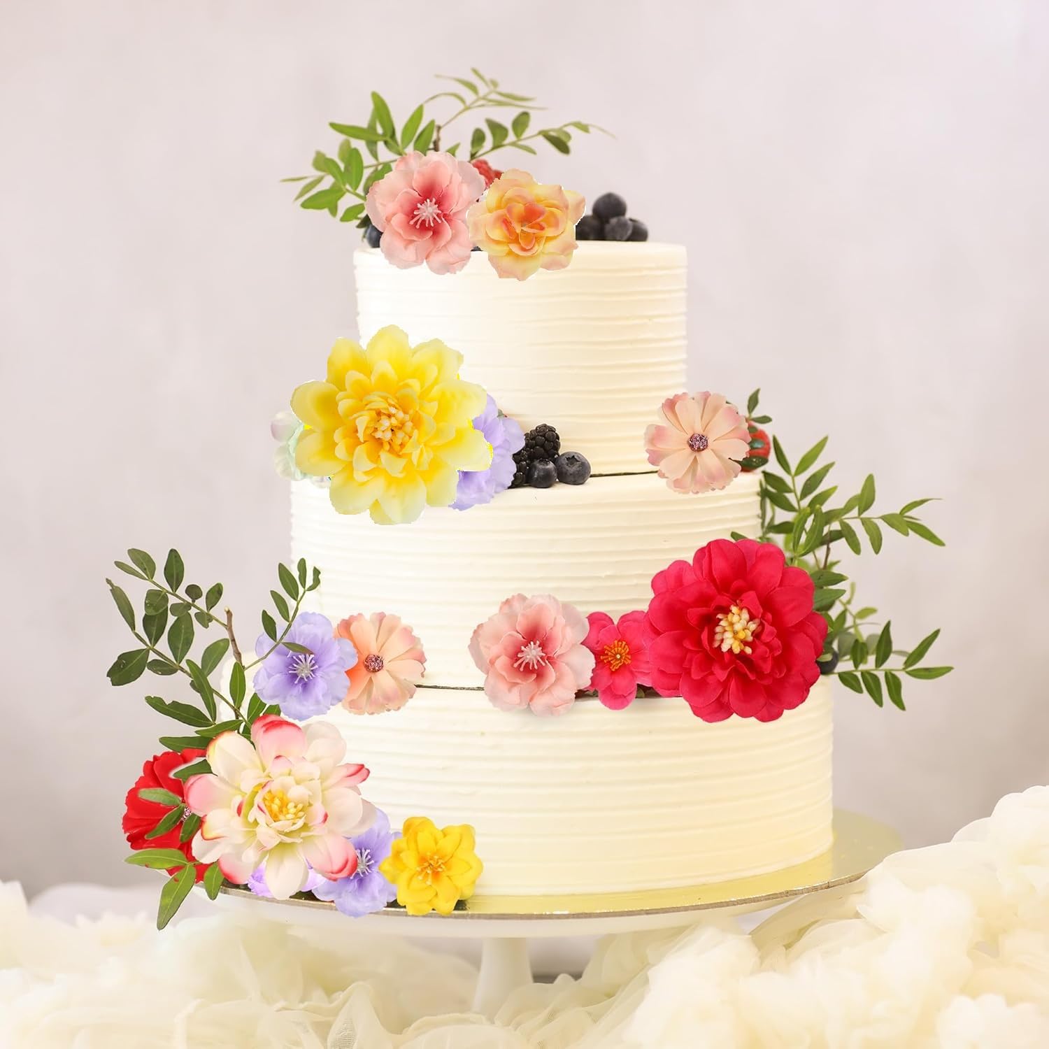 N&T NIETING 50PCS Artificial Flowers Heads - Image 4