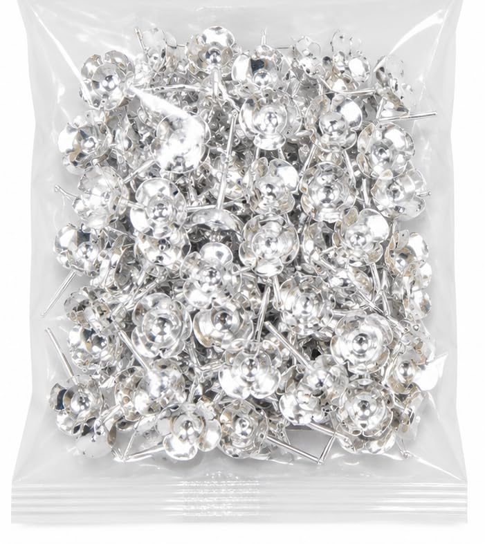 Sri Balaji's Silver Flowers, 108 pcs | For Lakshmi Pooja-image-28