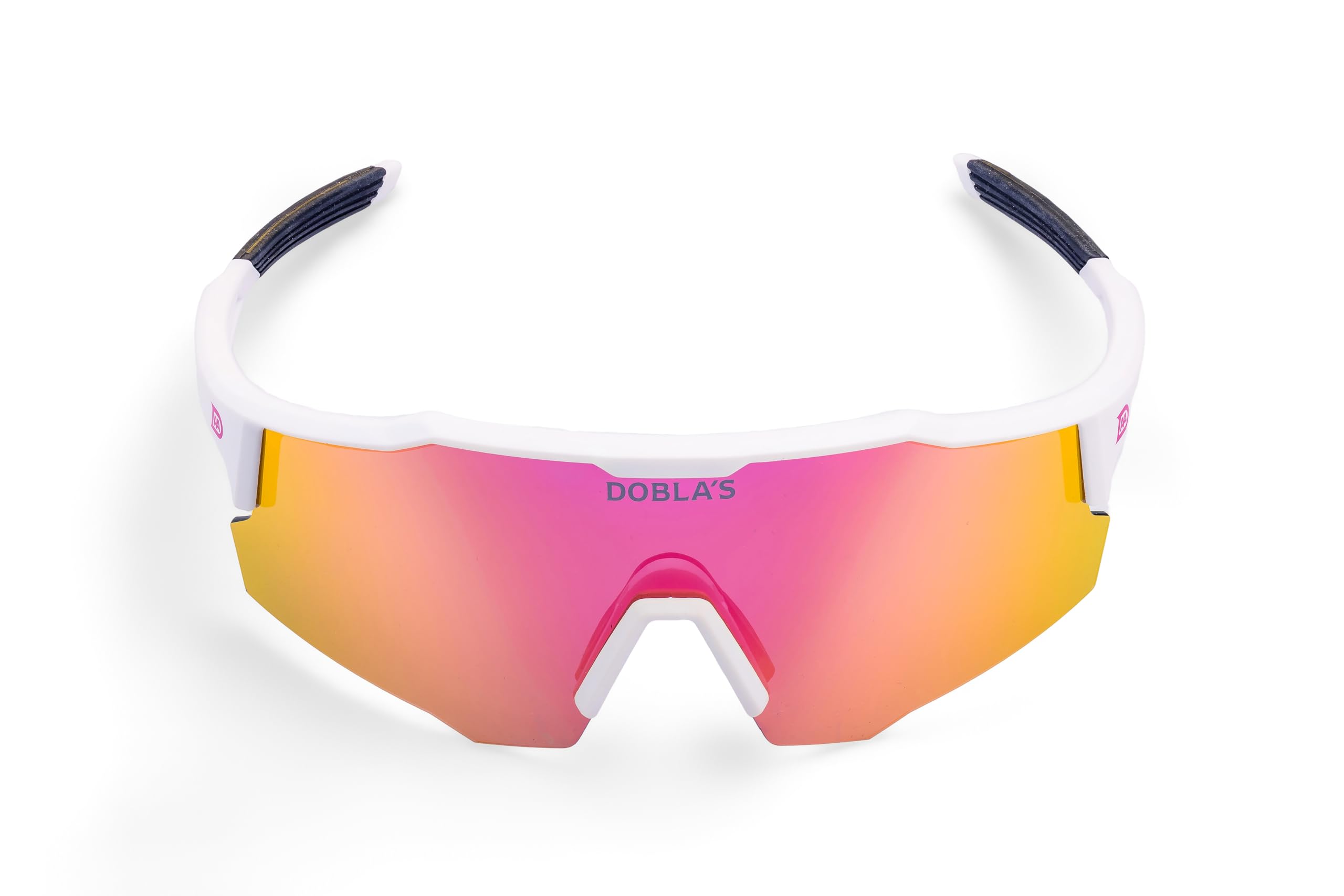 Dobla's Occhiali da sole sportivi leggeri polarizzati protezione UV400 | montatura TR90, gomme regolabili | ciclismo, corsa, escursionismo, corsa, camminata, tennis, paddle | uomo e donna