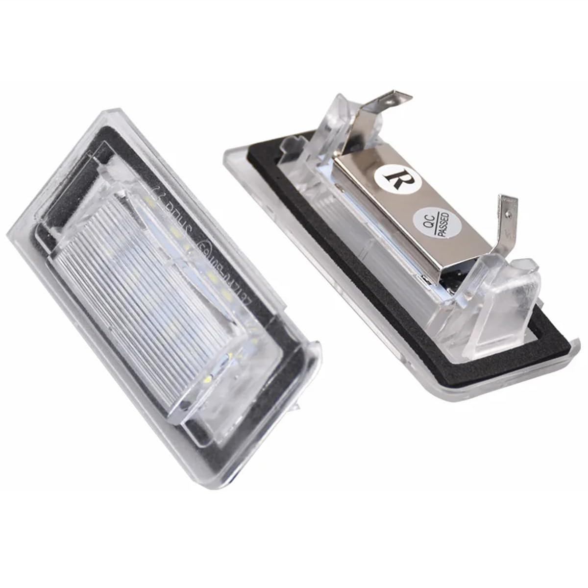 Światła LED do Tablicy Rejestracyjnej Białe Ksenonowe BEZ BŁĘDÓW Compatible For Audi TT MK1 8N 1999-06 Roadster 8N9 1999-2006 Coupe 8N3 1998-2006 Wodoszczelne Oświetlenie Tylne 6000K 2 Sztuki