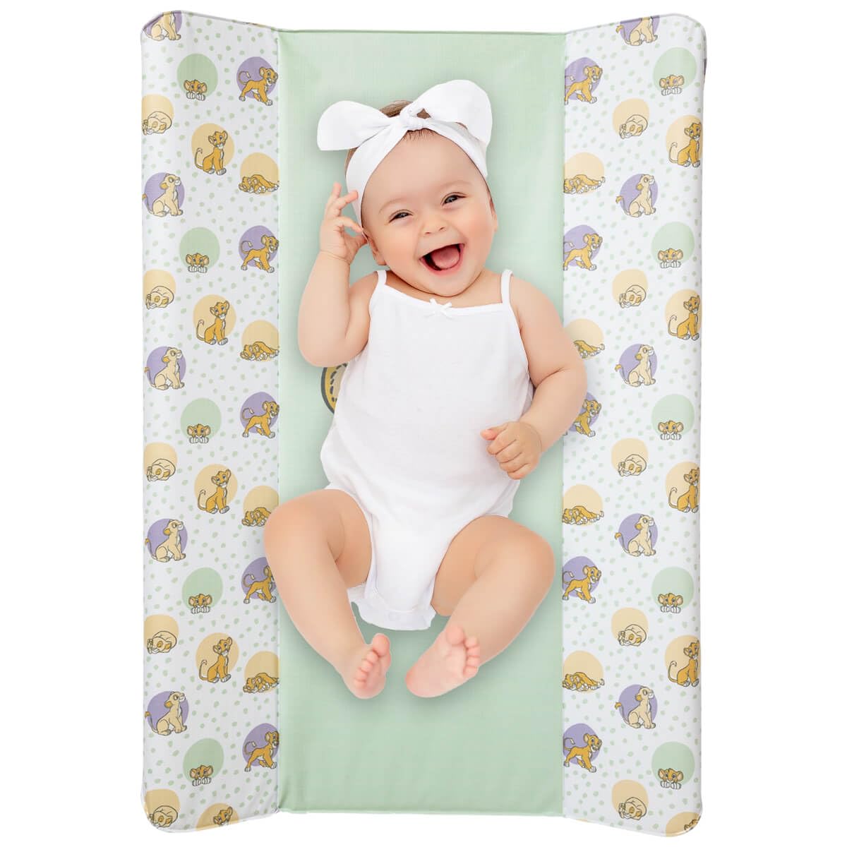 BABYCALIN – Colchón de cambio estándar premio Rey León acogedor – 50 x 70 cm