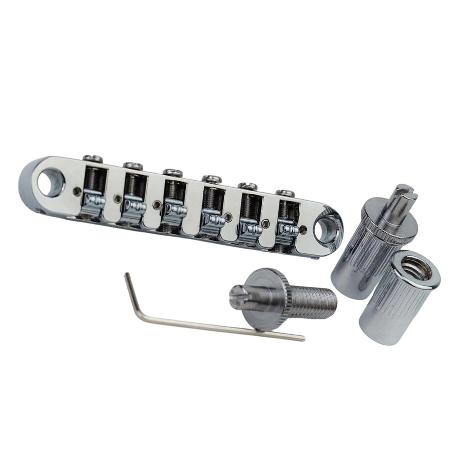 Puente De Bloqueo Ajustable De 6 Cuerdas Hecho De Aleación De Zinc Adecuado Para Guitarras Eléctricas | Puente de guitarra(CR)