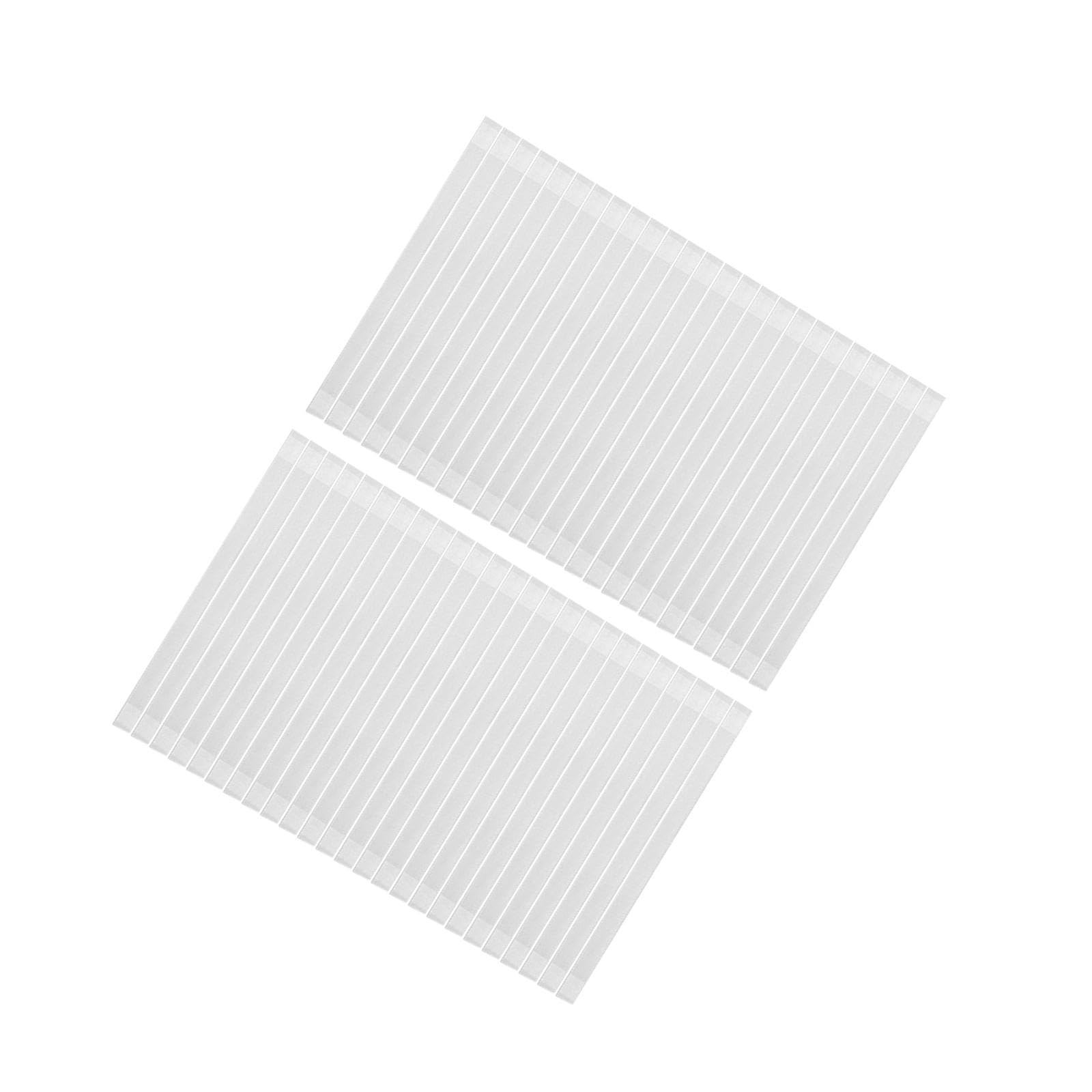 Set di 5 strisce di colla termica da 10 mm di larghezza, per rilegatura, album e libri di testo, 50 pezzi, 28,5 x 1 cm