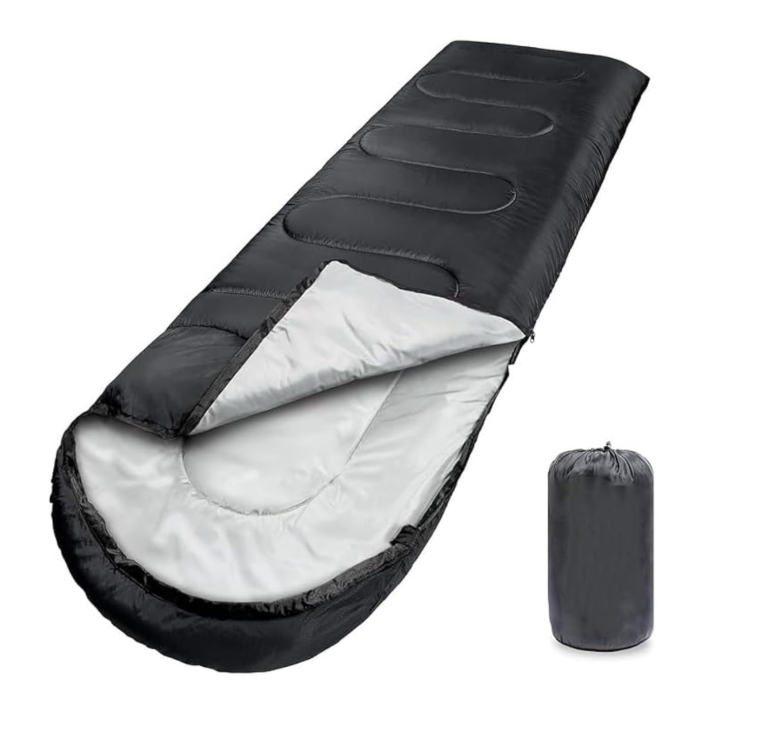 Sleeping Bags for Adults Backpacking Lightweight Sleeping Bag for Men Women Warm Camping Hiking Outdoor Travel Essentials Sleep Accessories with Compression Bags