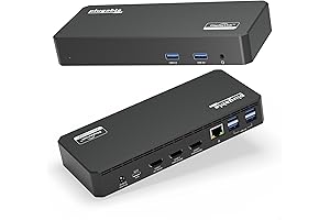 Plugable USB-C 4K Triple Display Docking Station: Amplify Your Connectivity and Productivity