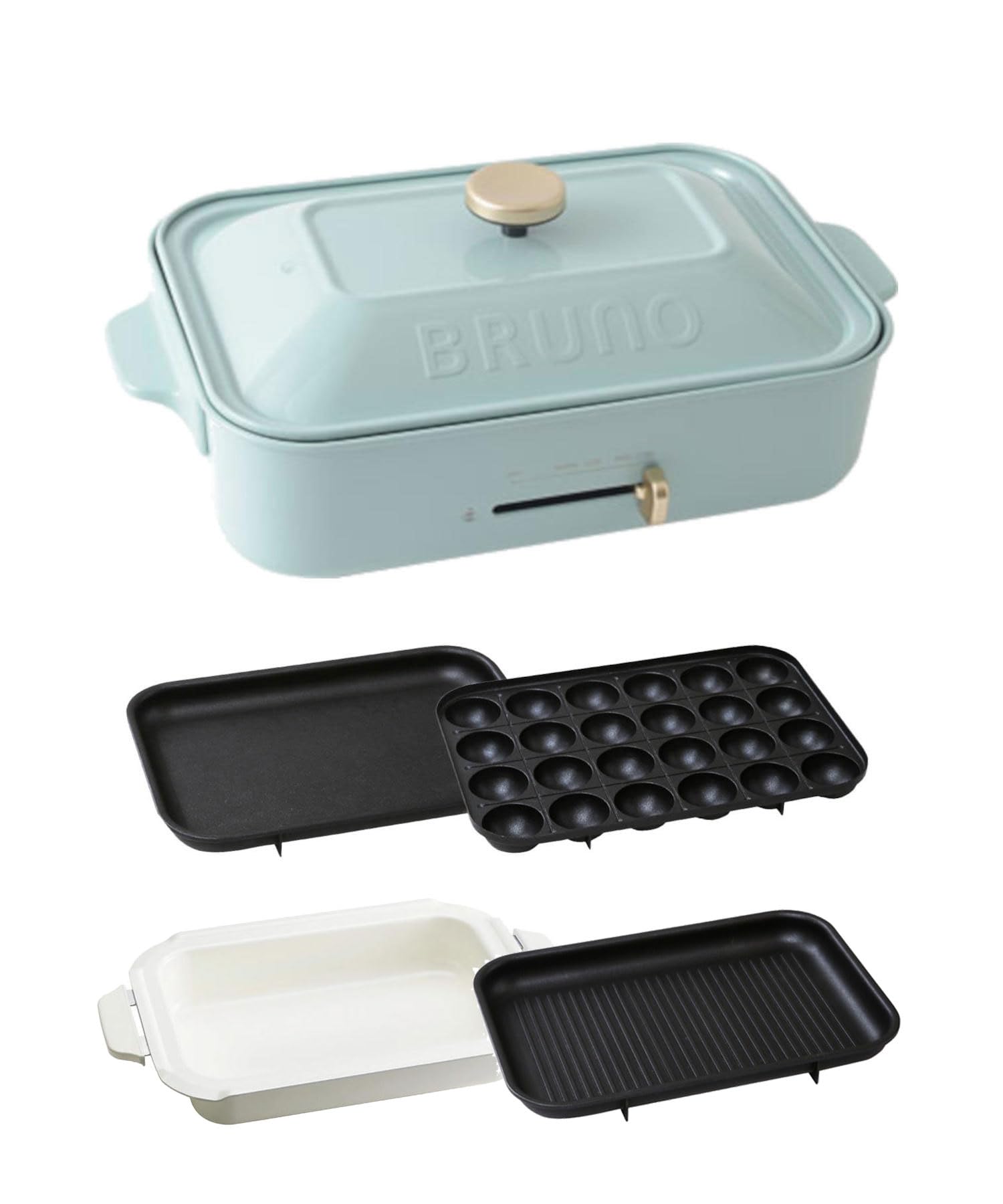 Amazon | BRUNO ブルーノ コンパクトホットプレート 本体 プレート4種