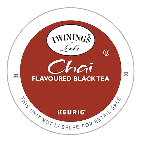 Miniatura 2 de Twinings of London Chai Tea K Cup Pods para Keurig, mezcla de té negro con especias dulces y saladas, canela, cardamomo, clavo de olor y jengibre,