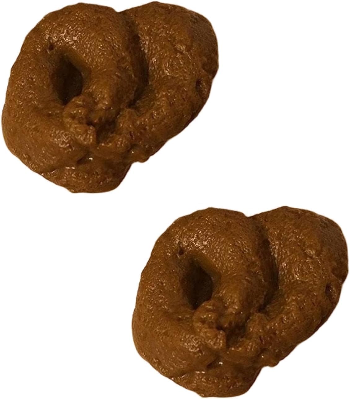 2 Pcs Fake Poopy, Sproof Brown Realistic Fake Poop, Novelty Floating Fake Poop for April Fools' Day Prank, Perfect Gag Gift, Prank Gift