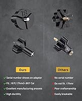 Vista 8 de CVLIFE Kit profesional de visión láser con 32 adaptadores para calibres 0.17 a 12GA, láser de visión de diámetro brillante rojo o verde