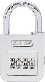 ABUS Vorhängeschloss 160/50 - Zahlenschloss, Sicherheitslevel 6, Silber
