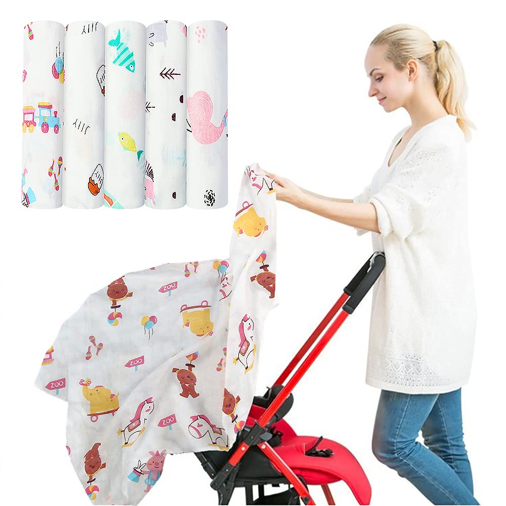 Mussole Neonato 80x80cm Cotone Pacco Da 10, Copertine In Mussola, Copertina Neonati, Mussoline, Quadrotti, Coperta, Swaddle, Cotone, Asciugamani, Asciugamano Ospedale