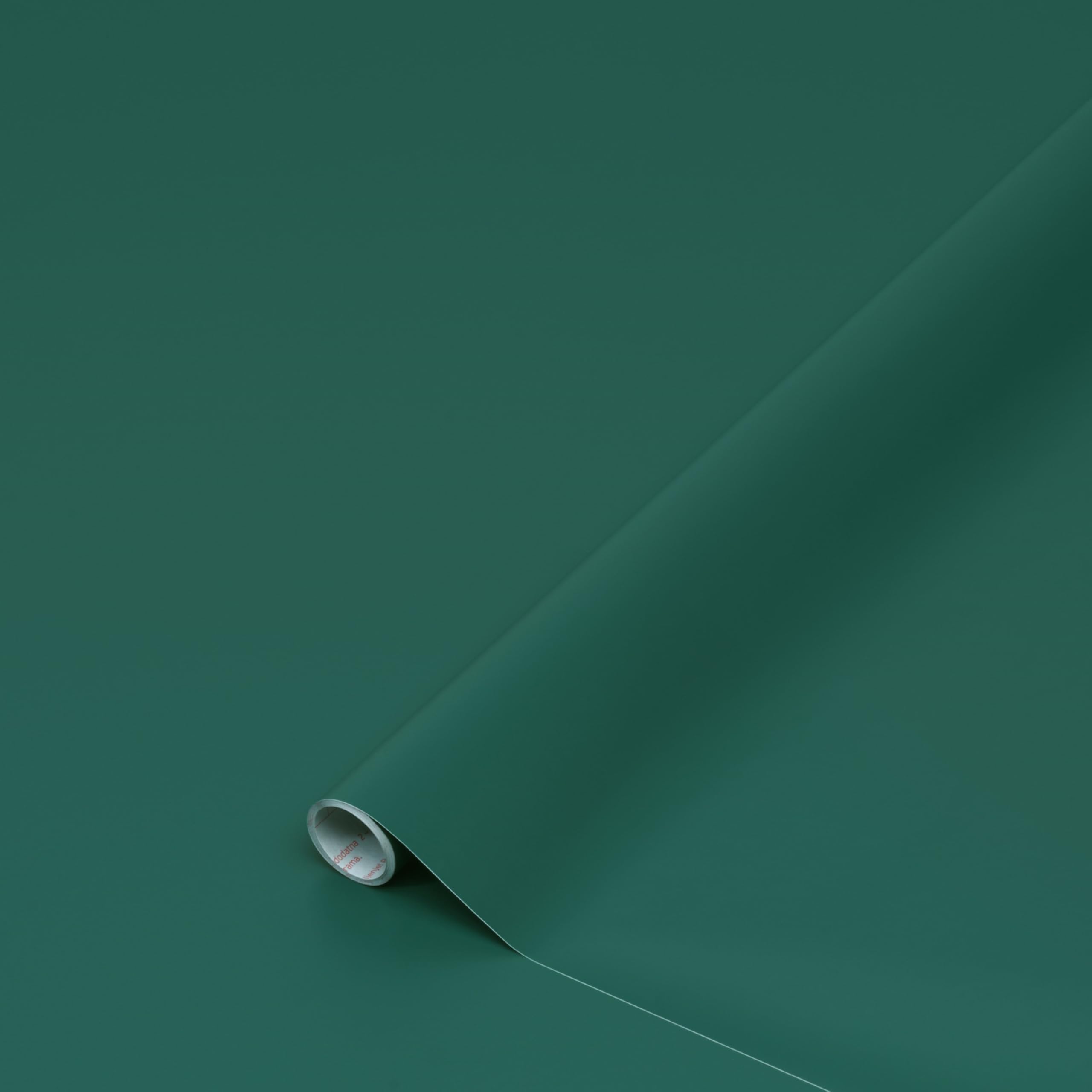 D-C-FixUni Seidenmatt Mallard Green Self Adhesive Film2M X 675mm from B&Q