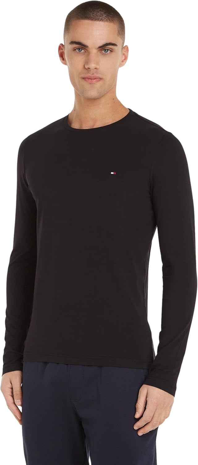 Tommy Hilfiger Camisa De Algodón Elástica De Manga Ecuador Ubuy