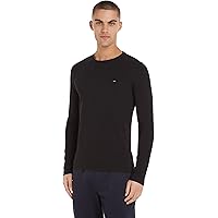 Tommy Hilfiger Stretch Slim Fit Long Sleeve Tee Mw0Mw10804, Maglietta a Maniche Lunghe