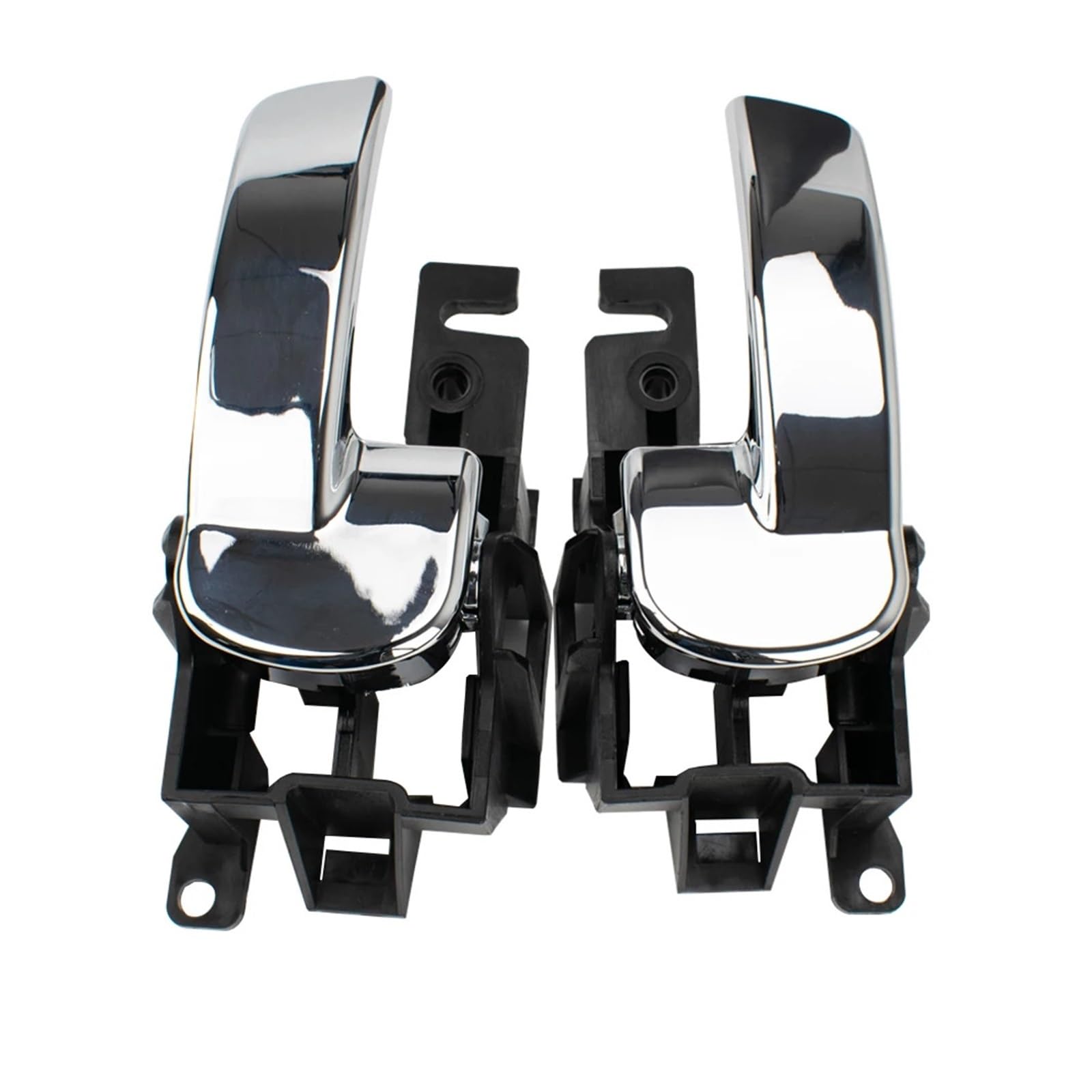 Left And Right Inner Door Handle Left Right Front Rear Compatible With Navara D40 2004-2014 80671-4X02b 806714X02b 80670-4X02b 806704X02b(Left And Right)