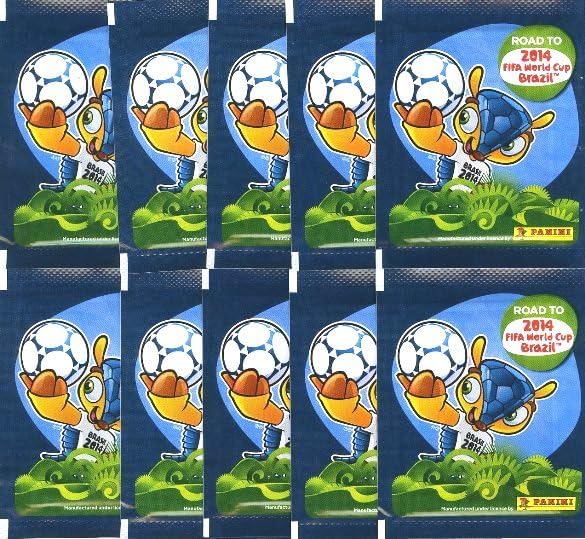 2014 Panini Stickers FIFA Road to the World Cup Brazil Collectors Package with Ten Packs with 50 Stickers