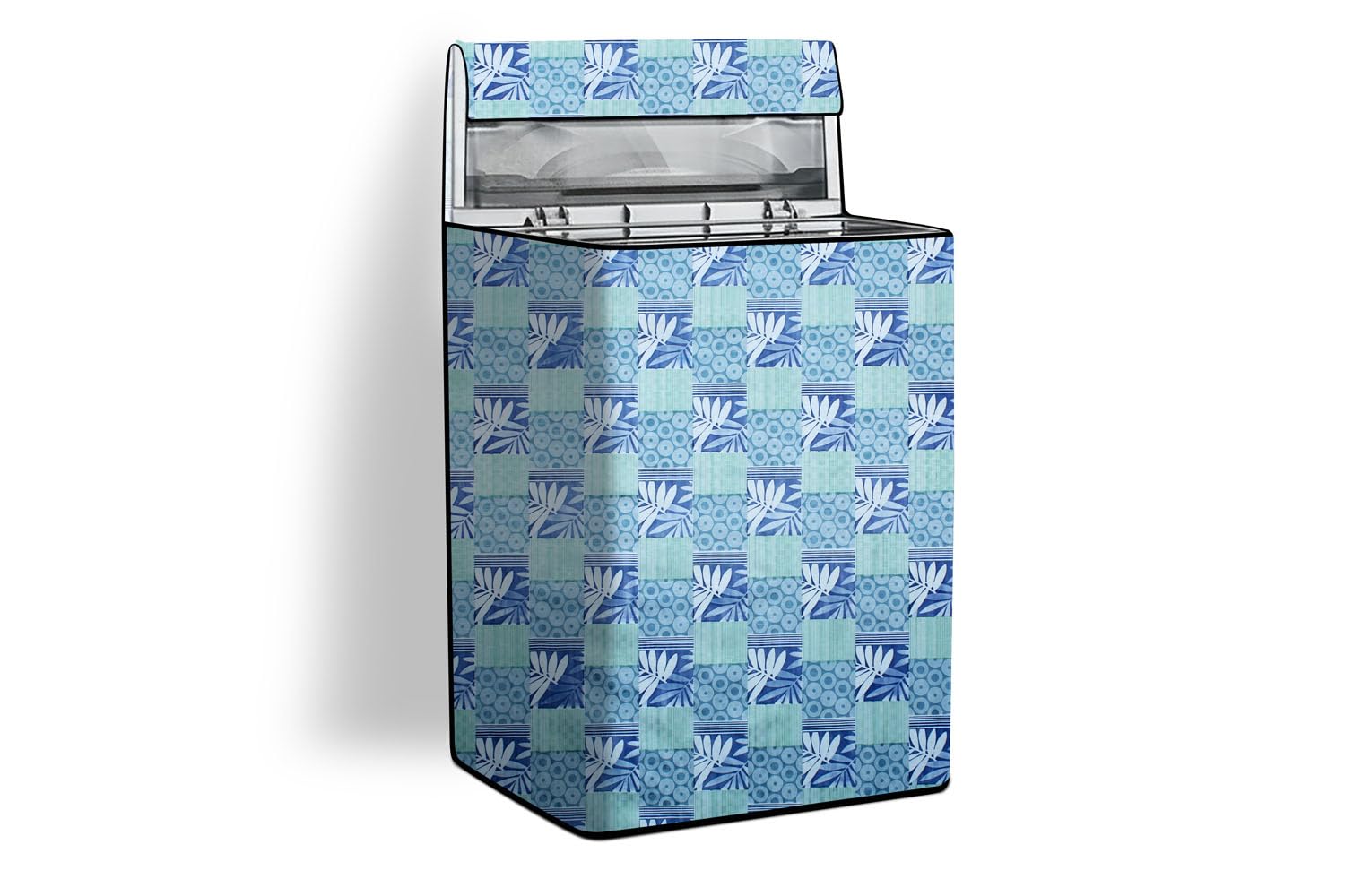 Stylista Washing Machine Cover Suitable for Samsung 6.2 kg WA62M4100HY/TL Fully-Automatic Top Load Printed Pattern
