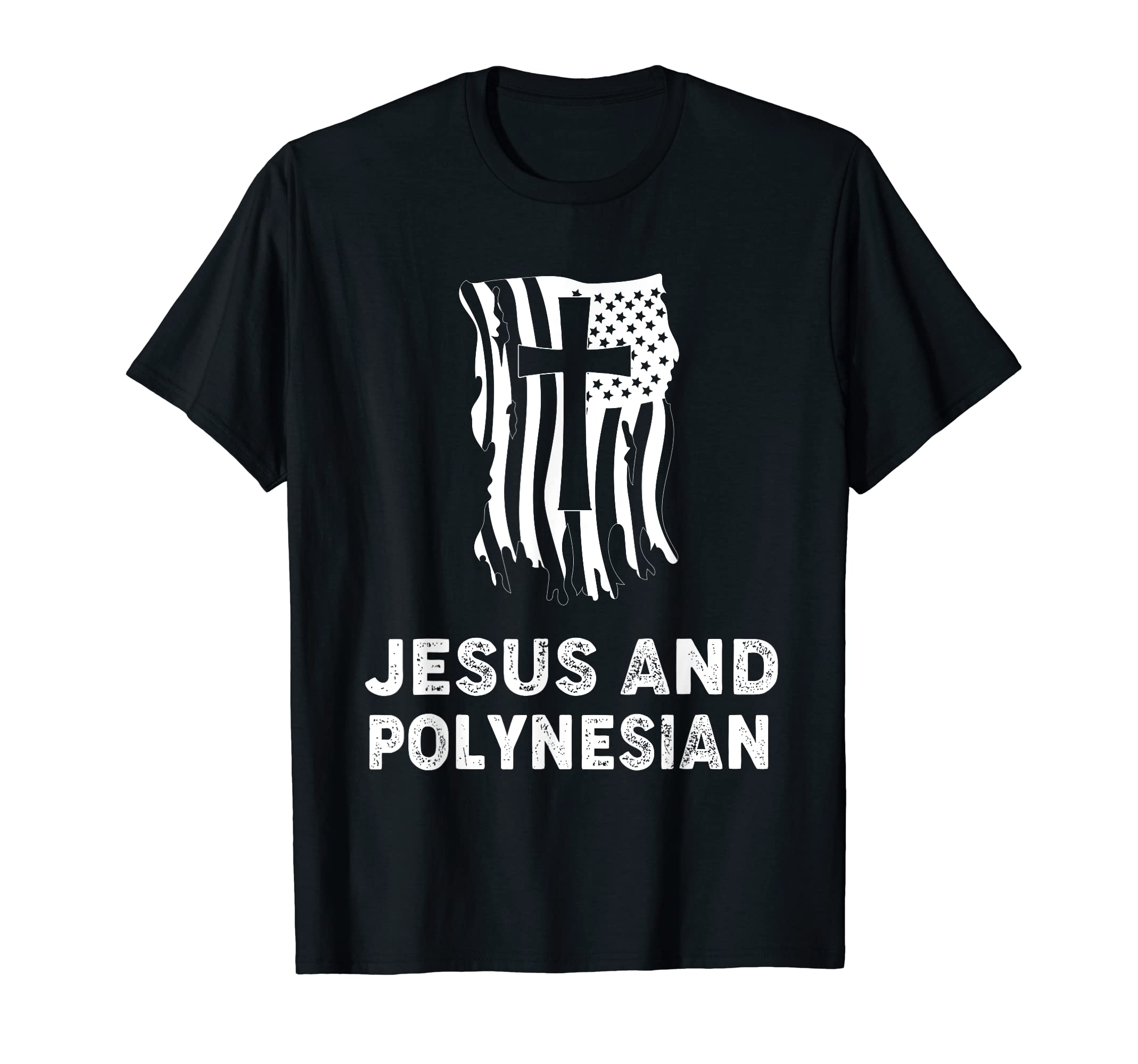 Classic Polynesian Dancer Stylish Christian SayingPolynesian Dancers Funny 'Christian Jesus and Polynesian' T-Shirt