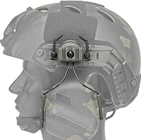 WISEONUS Taktikai Airsoft Sisak Adapter Comtac Fejhallgatókhoz - Összecsukható Nylon Felfüggesztés, Katonai Felhasználásra, OD Színben 3