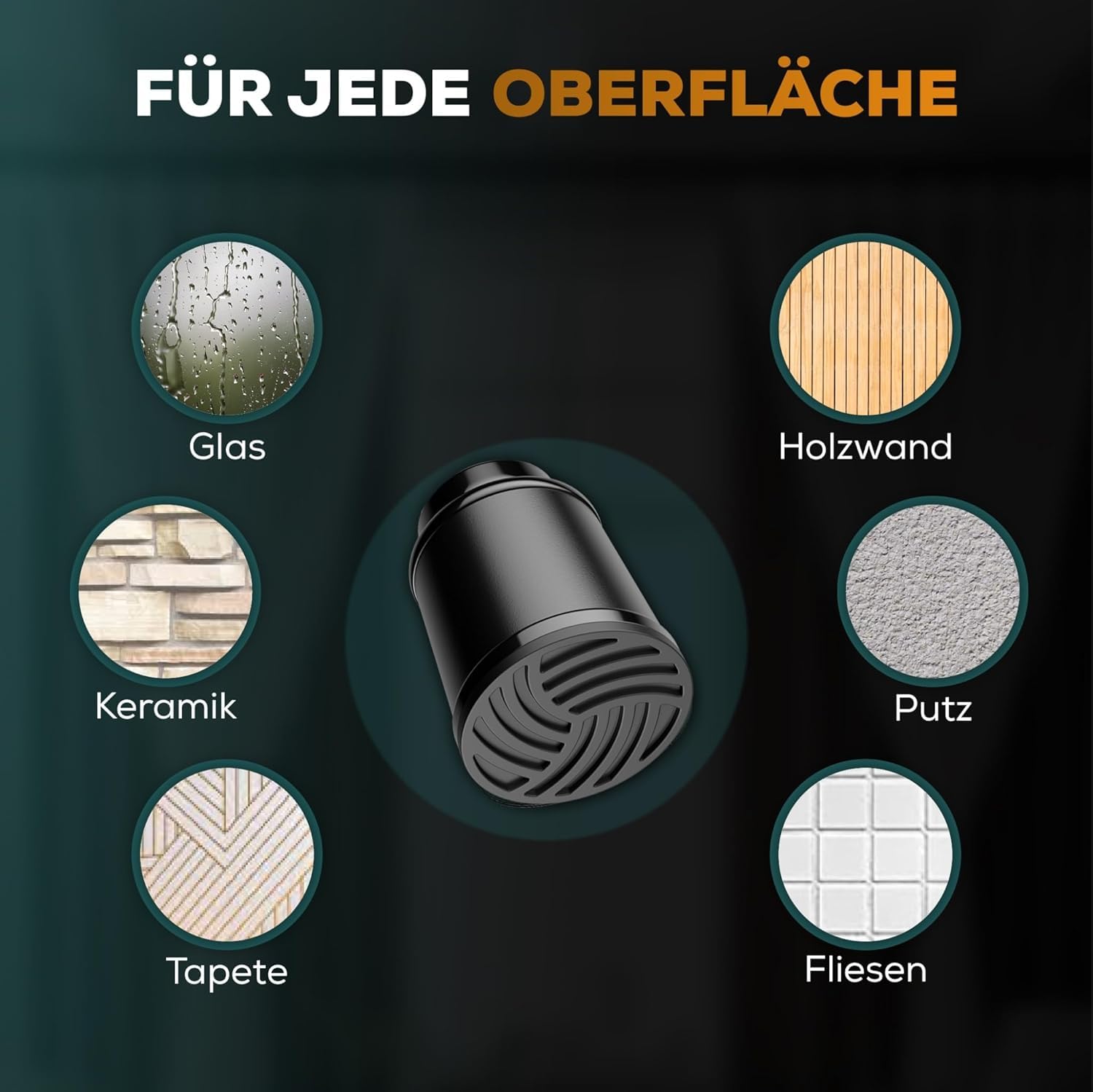 MEISENBERG Gardinenstange ohne Bohren 320-370cm, Schwarz, Ø 32 mm, Teleskopstange Balkon - Vorhangstange Klemmstange für Vorhänge, Dusche, Türöffnungen und Kleiderschrank