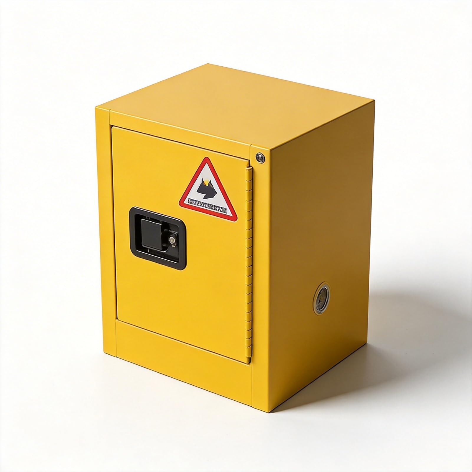 Gabinete de almacenamiento de líquidos inflamables con terminal de conexión a tierra y rejillas de ventilación de pararrayos, sumidero a prueba de fugas para seguridad en talleres y laboratorios