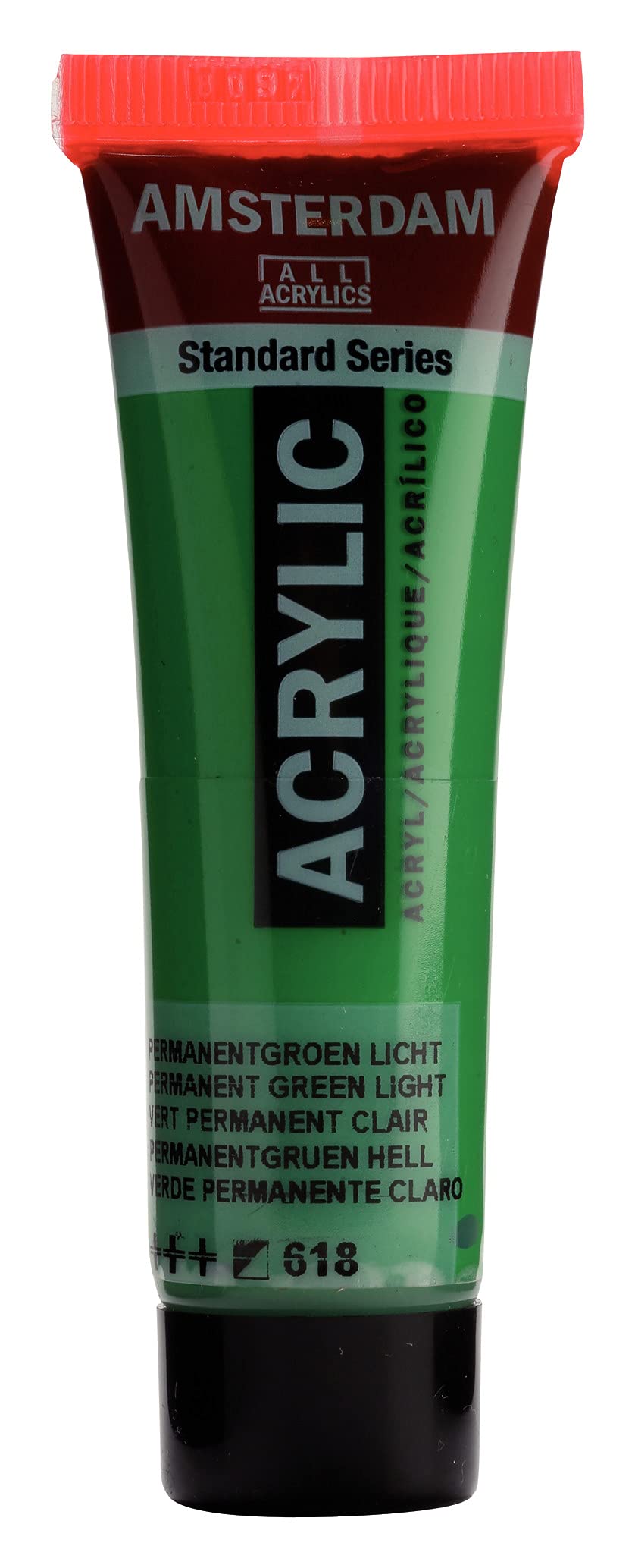 Amsterdam Standard Series Acrylic Tube 20ml Permanent Green Light 618 (17046180)