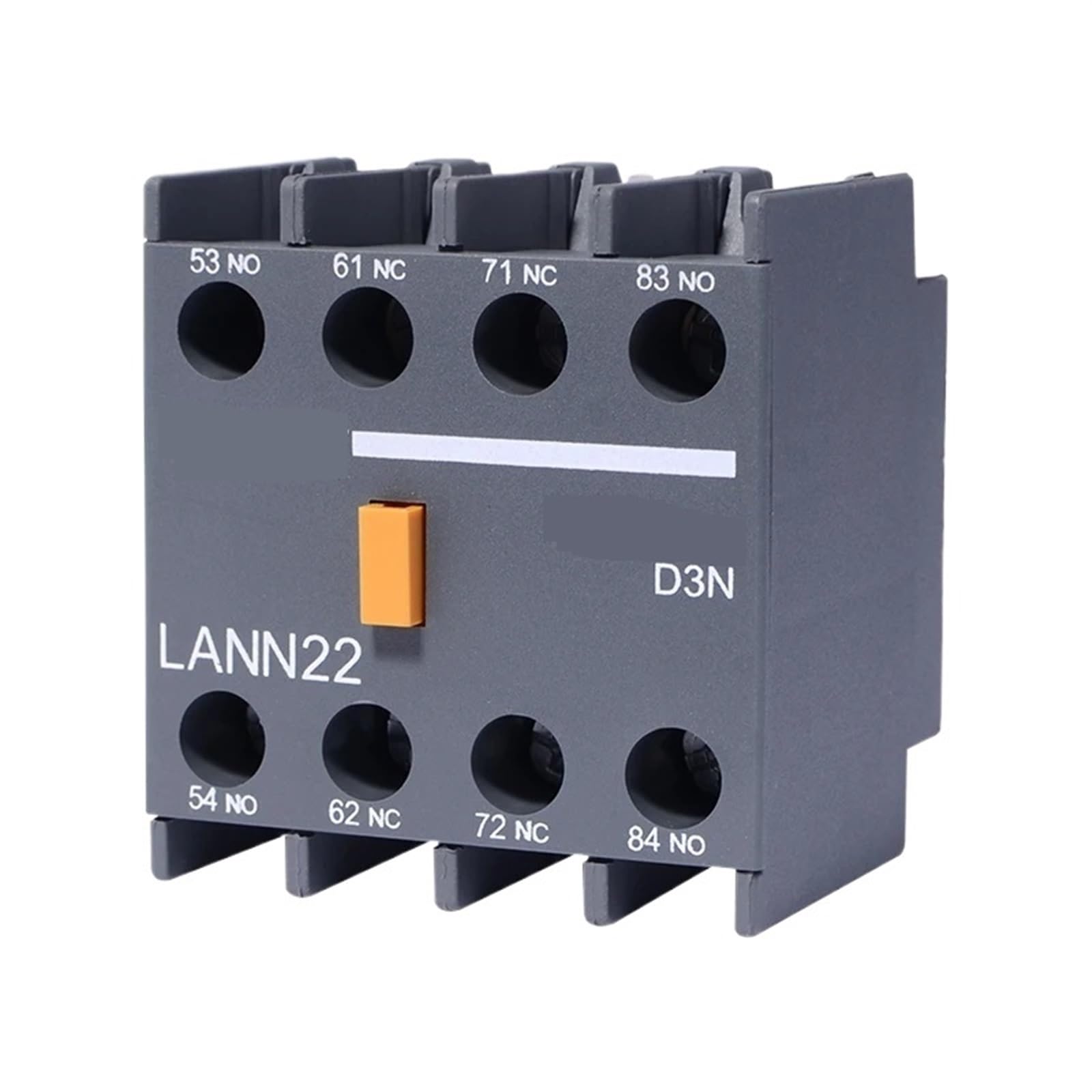 JJHQOKYNA 1pc Contactor LC1N Secondary Contact LANN22N Front Mounted Auxiliary Block 2 Open Closed LANN11N(Lann04n)